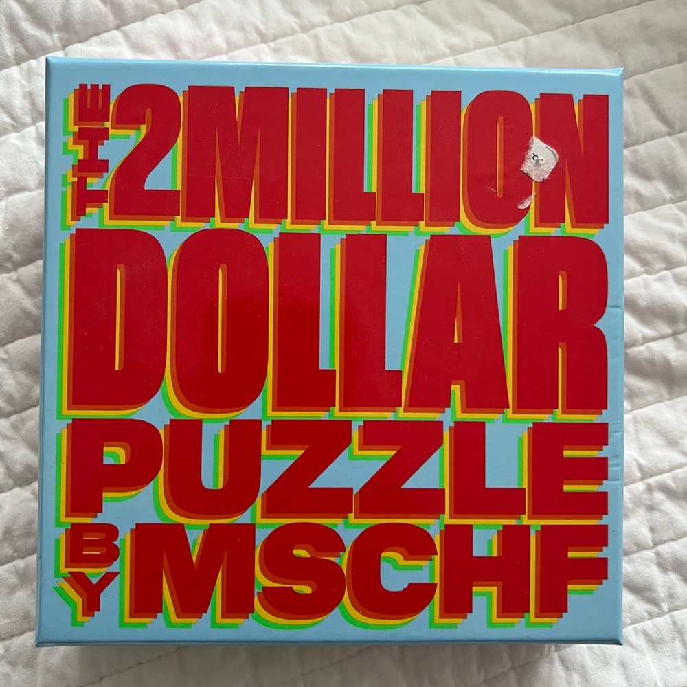 MSCHF Red and Blue 2 Million Dollar Puzzle